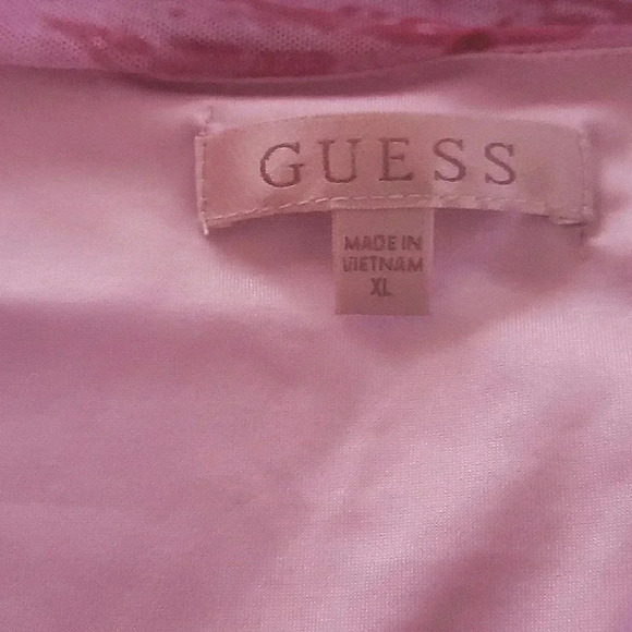 Retro Sexy Sheer Grunge Tie Dye Goth Whimsical Punk Stretch Bodysuit - Picture 3 of 5